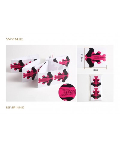 MOLDES DE PAPEL PARA UÑAS