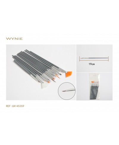 SET DE PINCELES PARA UÑAS